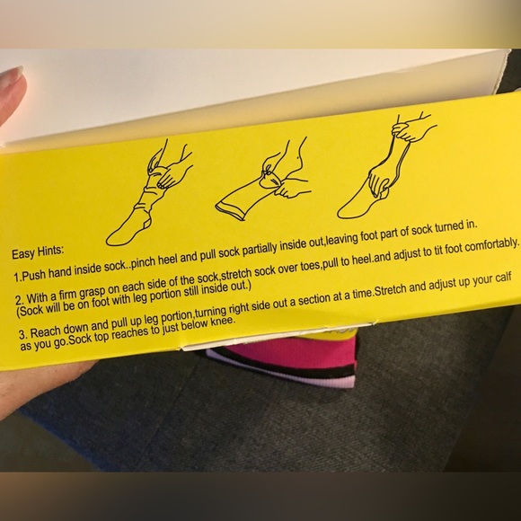 Colorful, Striped Compression Socks, 20-30mmHg compression (1 pair) - Picture 10 of 12